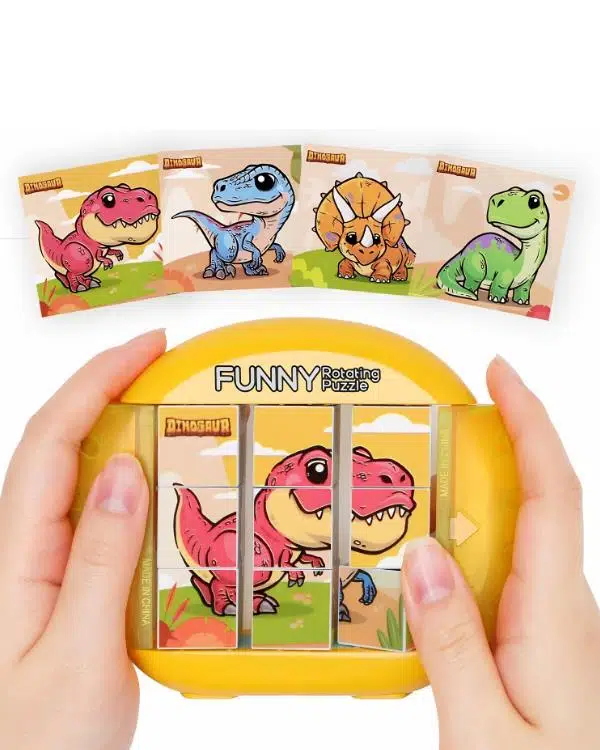Gokidy 4 Farklı Eğlenceli Dönen Puzzle Sarı Gokidy 4 Farklı Eğlenceli Dönen Puzzle Sarı