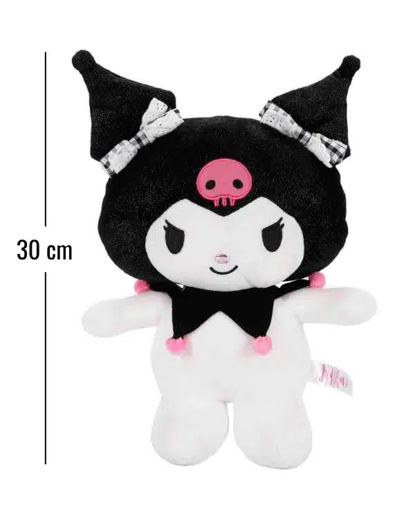 Hello Kitty Pelüş Işıltılı Kuromi 30 cm Hello Kitty Pelüş Işıltılı Kuromi 30 cm
