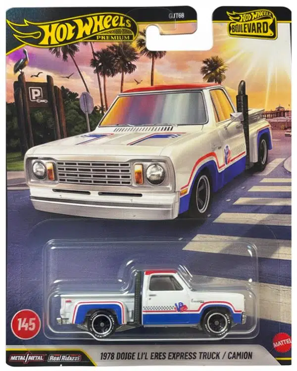 Hot Wheels Premium Boulevard 1978 Dodge Lil Red Express Truck JHW27