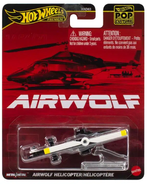Hot Wheels Premium Pop Culture AirWolf Helicopter JBL56