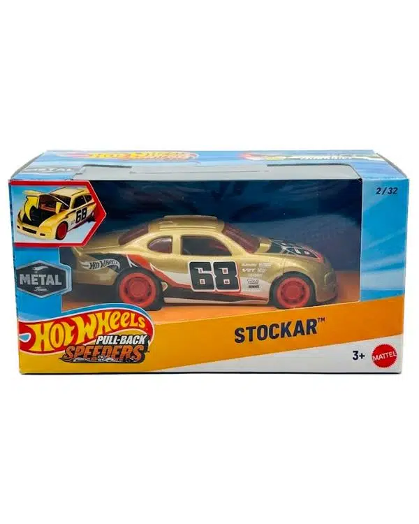 Hot Wheels Pull Back Speeders Stockar JKP90