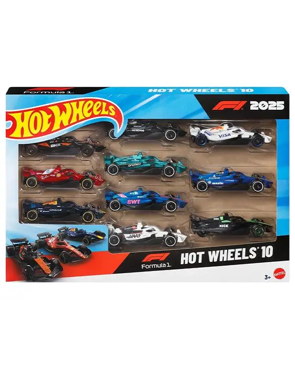Hot Wheels Race Formula 1 10lu Araba Seti JMM24