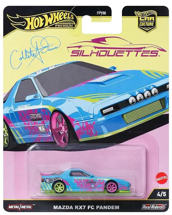 Hot Wheels Premium Car Culture Silhouettes Mazda Rx7 Fc Pandem JBK60