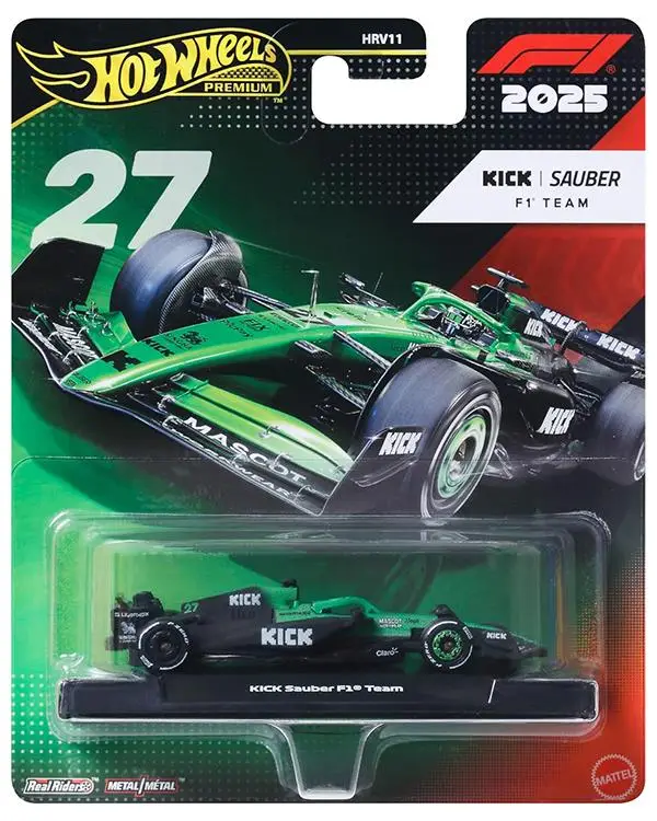 Hot Wheels Premium KICK Sauber F1 Team JKD84