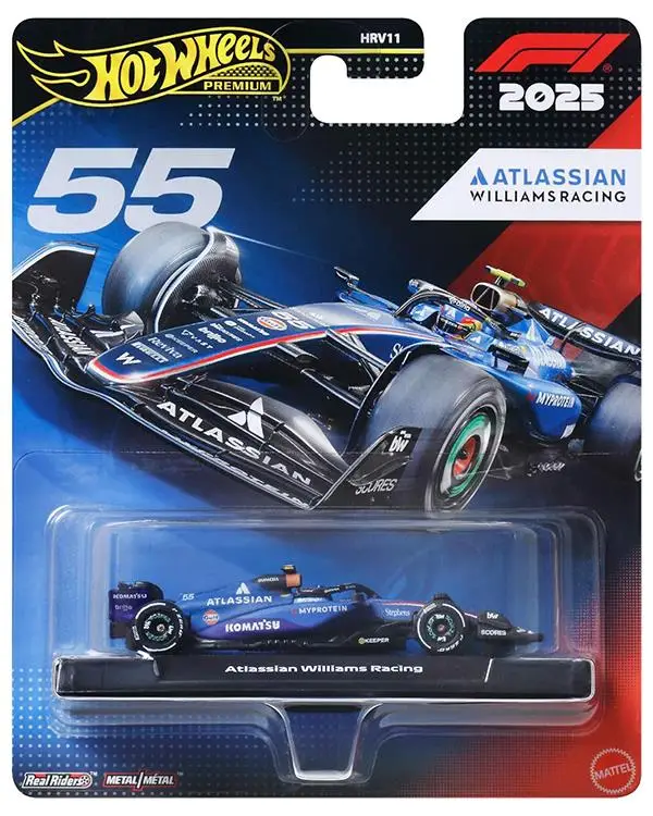 Hot Wheels Premium F1 Atlassian Williams Racing JDK85