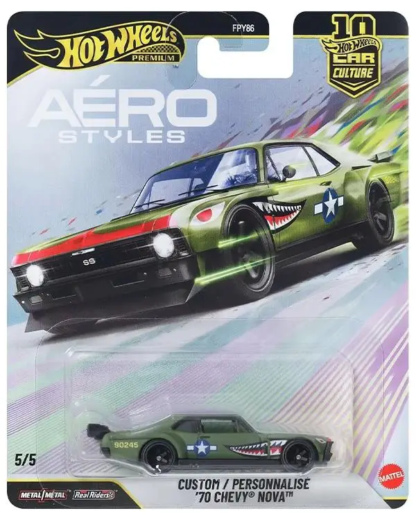 Hot Wheels Premium Car Culture Custom ’70 Chevy Nova JKF37