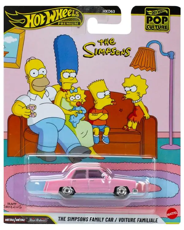 Hot Wheels Pop Culture The Simpsons Family Car Voiture Familiale JHX09
