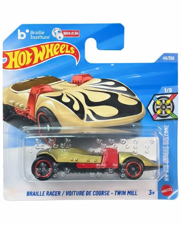 Hot Wheels HW All Drivers Welcome Braille Racer Twin Mill JJJ11