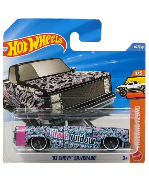 Hot Wheels Truckin Along 83 Chevy Silverado JJJ13