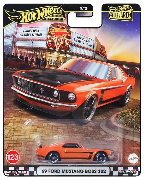 Hot Wheels Premium Boulevard 69 Ford Mustang Boss 302 JBL20
