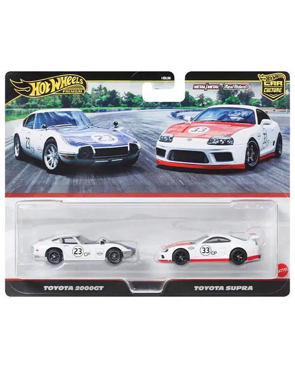 Hot Wheels Premium Toyota 2000GT ve Toyota SUPRA JBL03