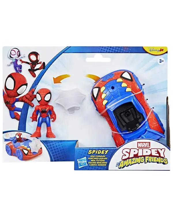 Spidey ve Muhteşem Arkadaşları Spidey Web Crawler Araç ve Figür Seti G2461