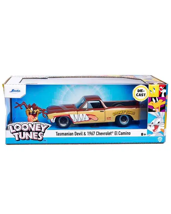 Jada Looney Tunes Tasmanya Canavarı Figürü ve 1967 Chevrolet El Camino 35130