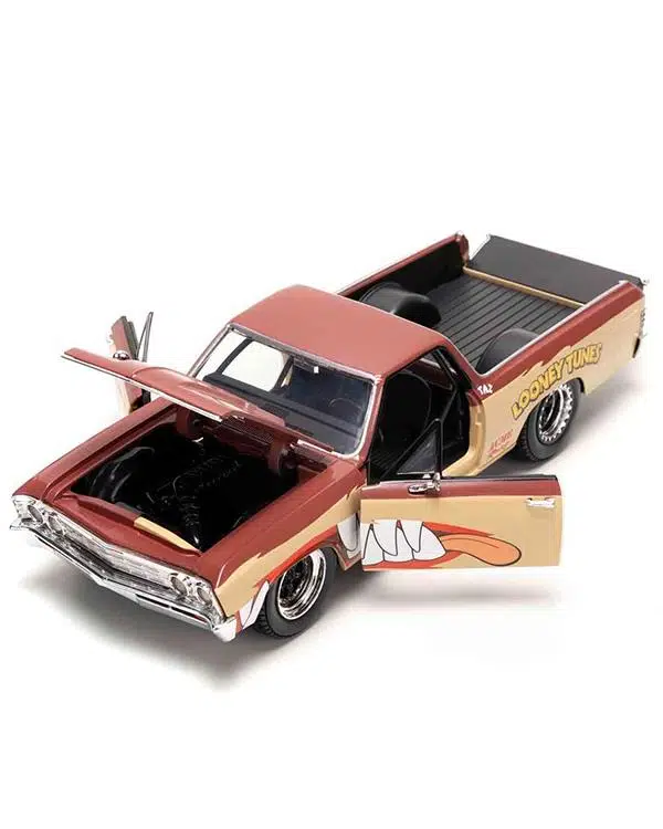 Jada Looney Tunes Tasmanya Canavarı Figürü ve 1967 Chevrolet El Camino 35130 Jada Looney Tunes Tasmanya Canavarı Figürü ve 1967 Chevrolet El Camino 35130