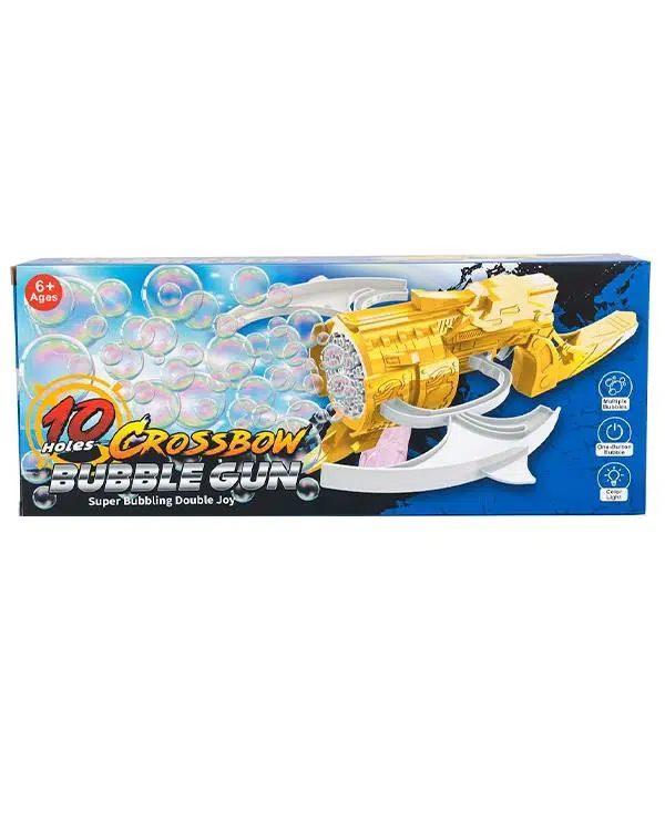 Crossbow Işıklı Elektirikli Köpük Tabancası Sarı