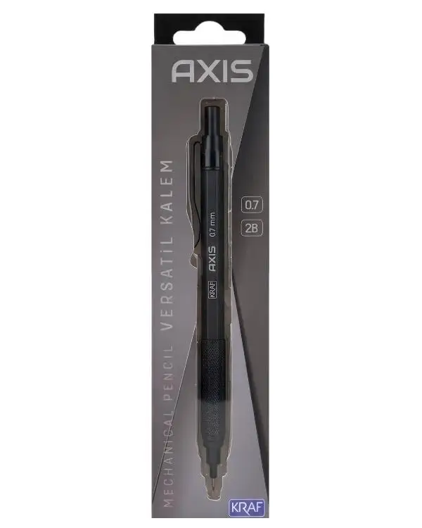 Kraf Axis Versatil Kalem 0.7mm Siyah MP160