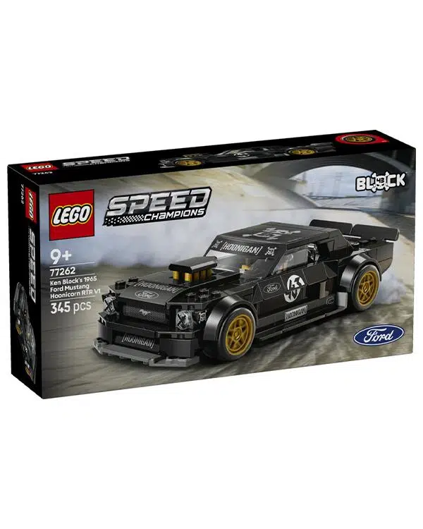 Lego Speed Champions Ken Block un 1965 Ford Mustang Hoonicorn RTR V1 77262