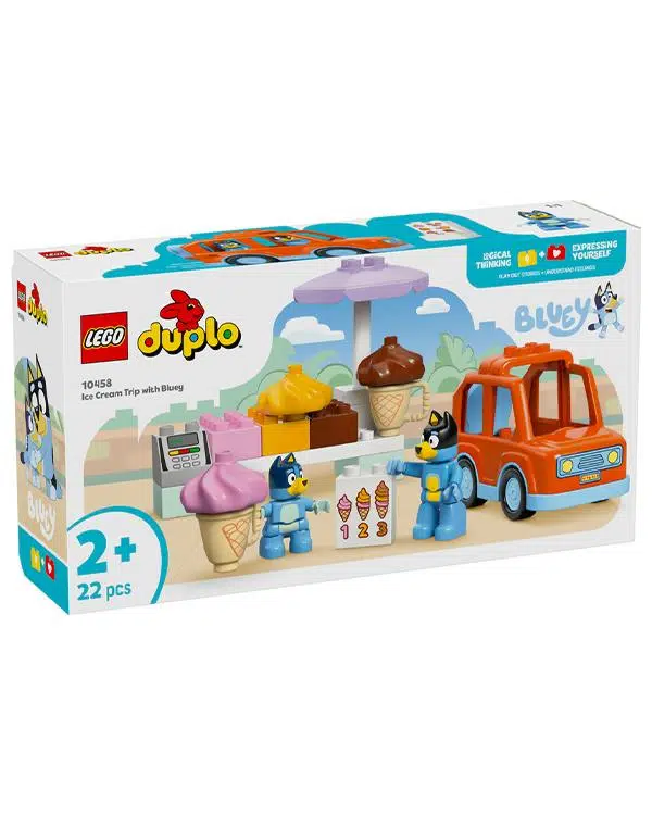Lego Duplo Bluey ile Dondurma Gezisi 22 Parça 10458