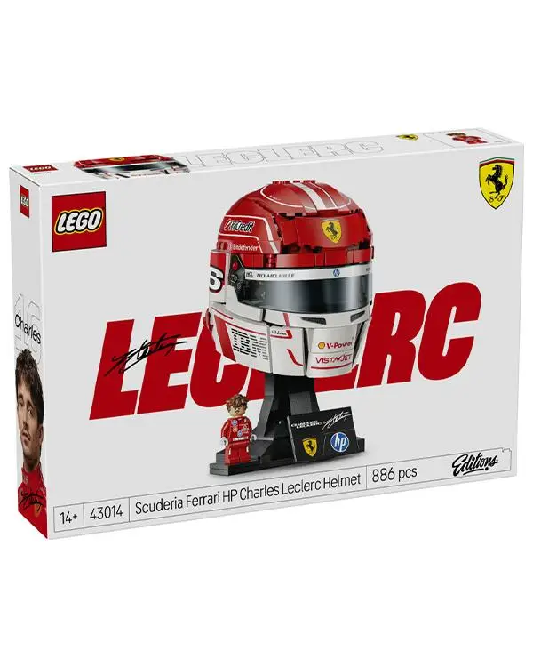 Lego Editions Scuderia Ferrari HP Charles Leclerc Kaskı 43014