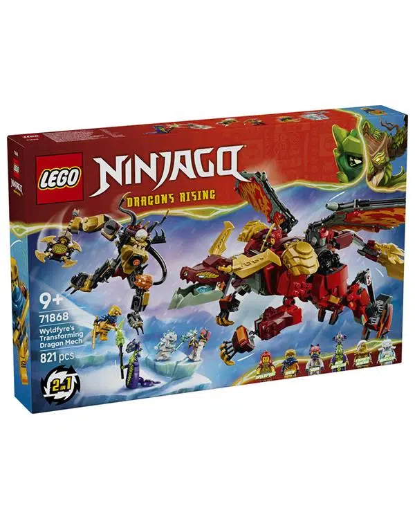 Lego Ninjago Wyldfyre ın Dönüşebilen Ejderha Robotu 821 Parça 71868