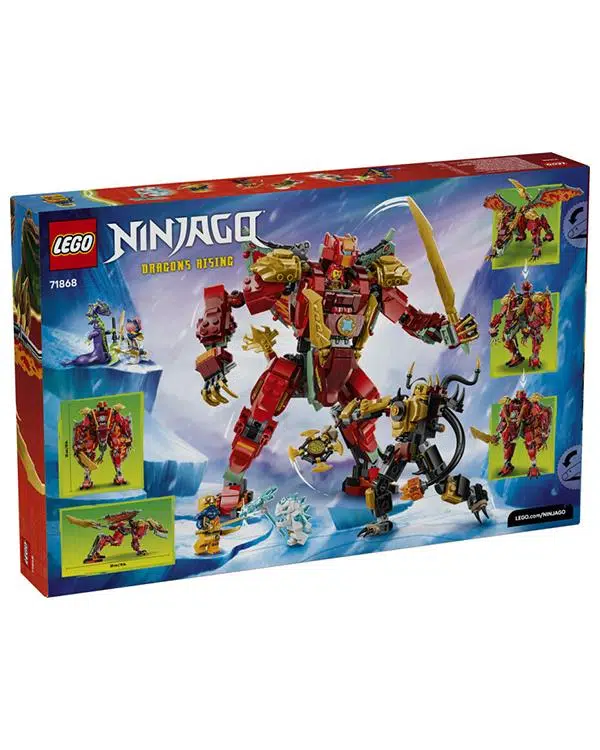 Lego Ninjago Wyldfyre ın Dönüşebilen Ejderha Robotu 821 Parça 71868 Lego Ninjago Wyldfyre ın Dönüşebilen Ejderha Robotu 821 Parça 71868