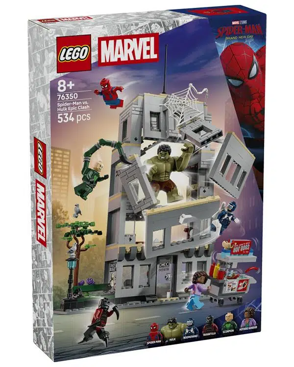 Lego Marvel Örümcek Adam ve Hulk Destansı Çarpışması 534 Parça 76350