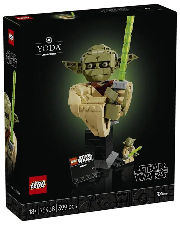 Lego Star Wars Klonların Saldırısı Yoda Büstü 399 Parça 75438