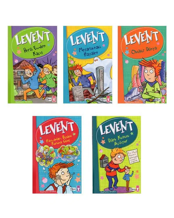 Levent ve Tayfası 1 Set 5 Kitap Levent ve Tayfası 1 Set 5 Kitap
