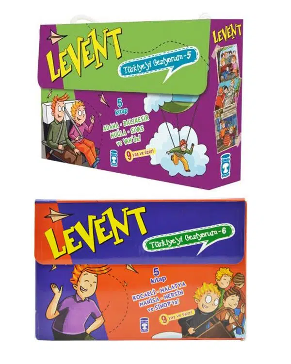 Levent Türkiye yi Geziyorum 5 ve 6 Kitap Set Timaş Çocuk