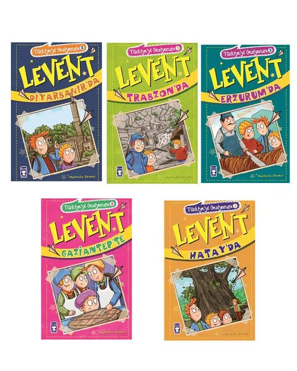 Levent Türkiye yi Geziyorum 3 ve 4 Kitap Set Timaş Çocuk Levent Türkiye yi Geziyorum 3 ve 4 Kitap Set Timaş Çocuk