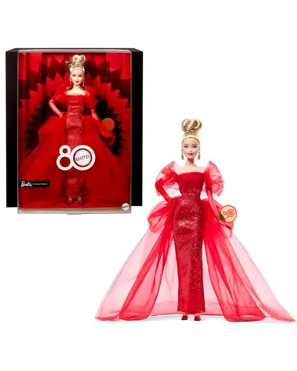 Barbie 80. Yıl Dönümü Koleksiyon Sarışın Bebek JBJ17