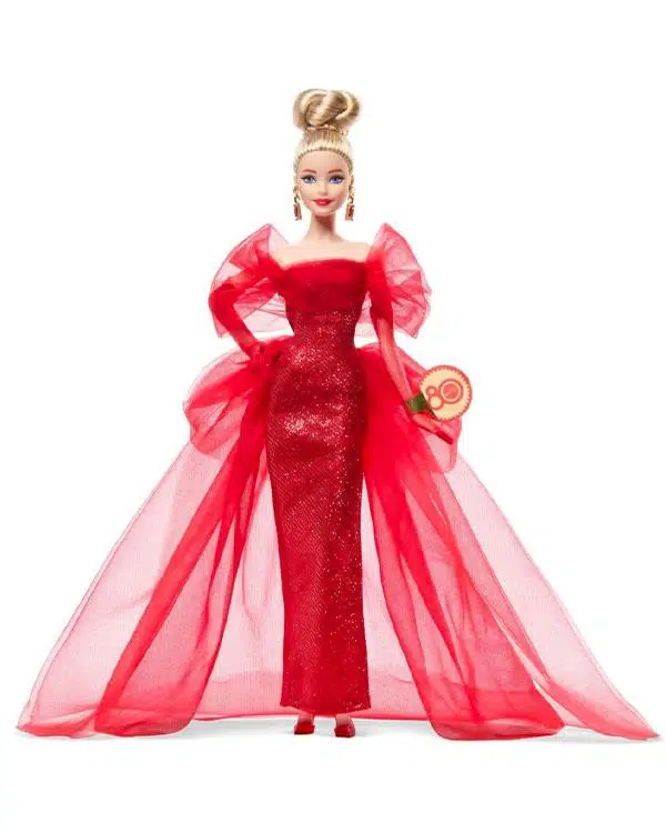 Barbie 80. Yıl Dönümü Koleksiyon Sarışın Bebek JBJ17 Barbie 80. Yıl Dönümü Koleksiyon Sarışın Bebek JBJ17
