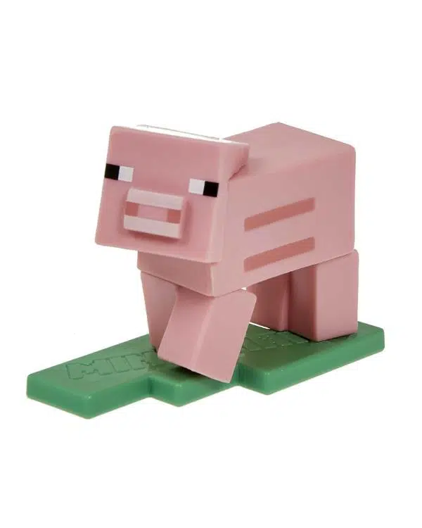 Minecraft Micro Collection Mini Aksiyon Figürü Pig Cochon HJF81 Minecraft Micro Collection Mini Aksiyon Figürü Pig Cochon HJF81