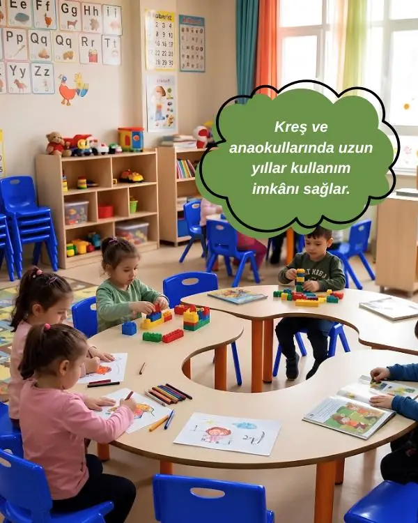 Mavi Kırılmaz Çocuk Sandalyesi - Kreş ve Anaokulu Sandalyesi Mavi Kırılmaz Çocuk Sandalyesi - Kreş ve Anaokulu Sandalyesi