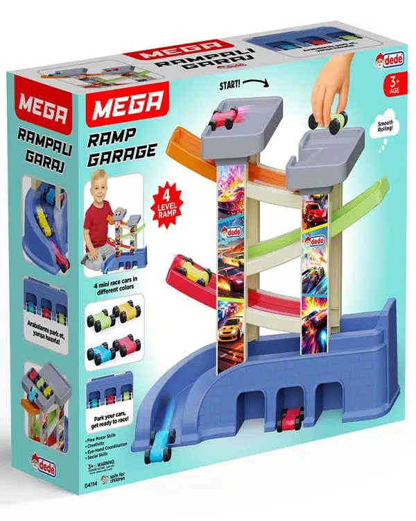 Dede Oyuncak Mega Rampalı Garaj 4 Katlı 04114