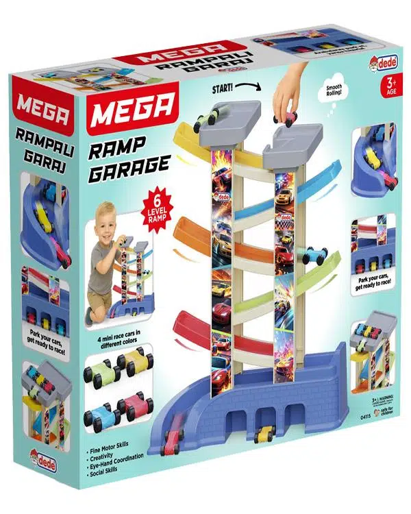 Dede Oyuncak Mega Rampalı Garaj 6 Katlı 04115