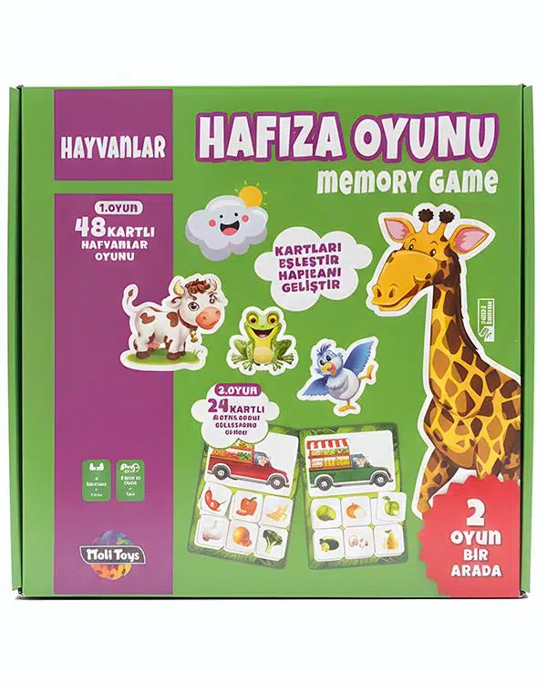 Moli Toys Hafıza Oyunu Hayvanlar