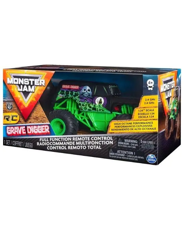 Monster Jam Grave Digger Uzaktan Kumandalı Canavar Kamyon 20130538