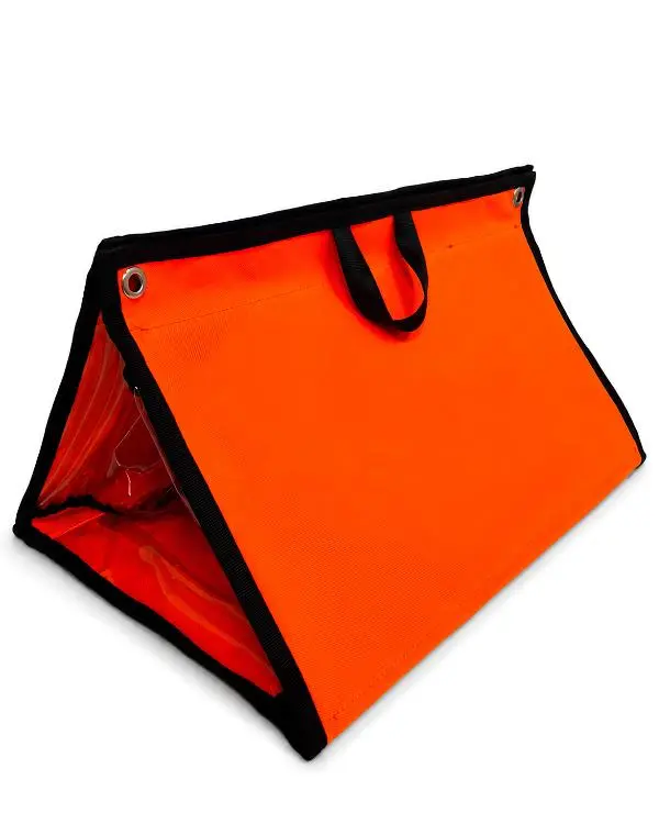 Yuga 9 Gözlü Şeffaf PVC Cepli Çok Amaçlı Duvar Organizeri ve Taşıma Çantası 49x84 cm