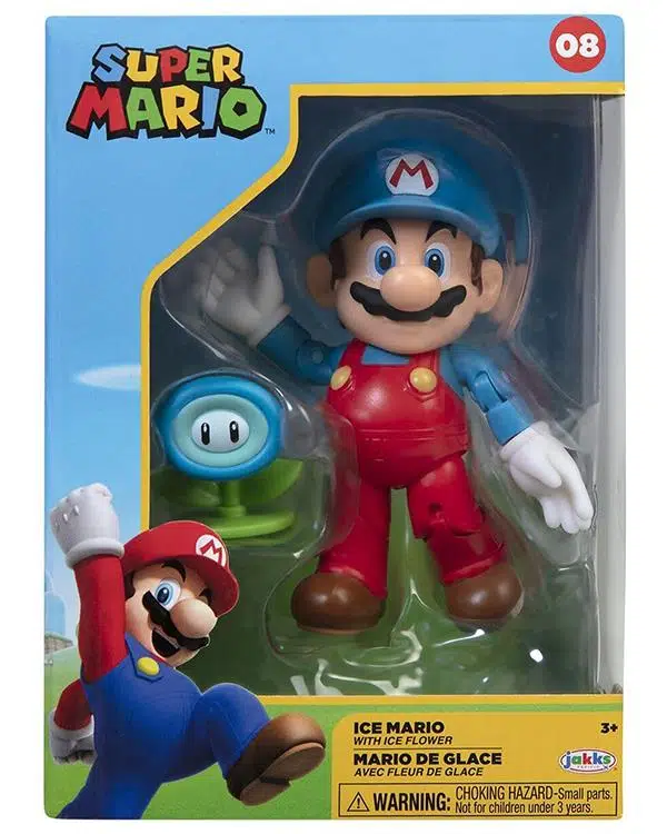 Süper Mario Buz Mario Ve Buz Çiçeği Figürü