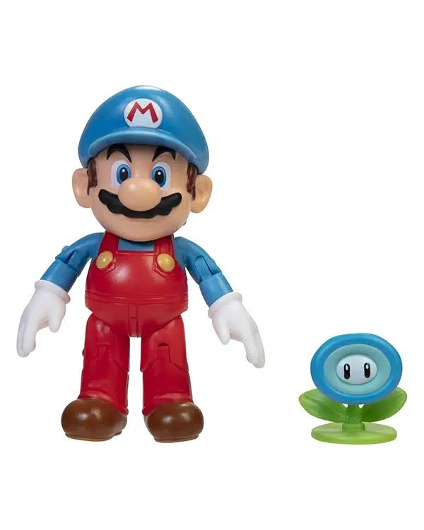 Süper Mario Buz Mario Ve Buz Çiçeği Figürü Süper Mario Buz Mario Ve Buz Çiçeği Figürü