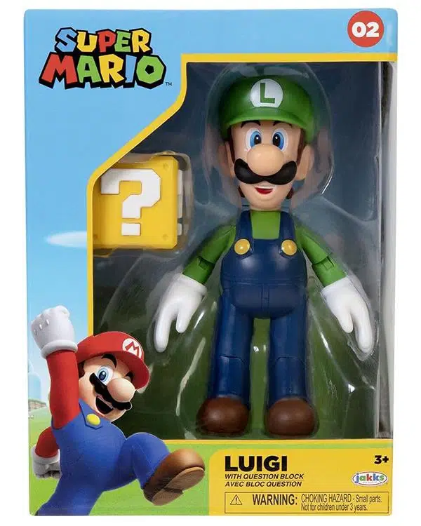 Süper Mario Luigi Ve Blok Figürü