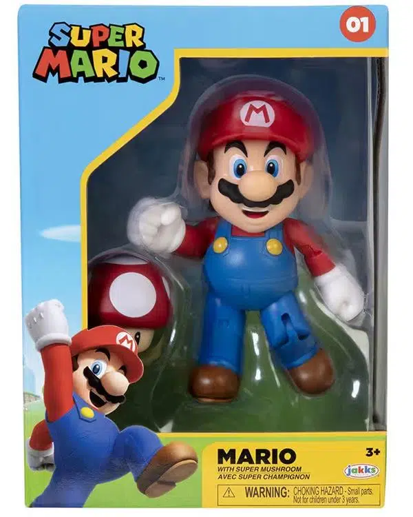 Süper Mario Süper Mantar ve Mario Figürü