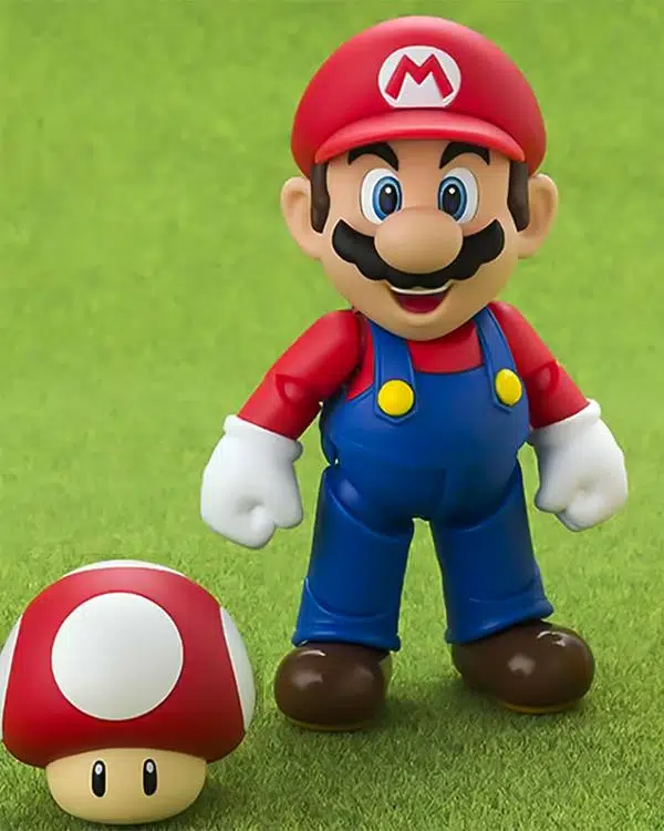 Süper Mario Süper Mantar ve Mario Figürü Süper Mario Süper Mantar ve Mario Figürü