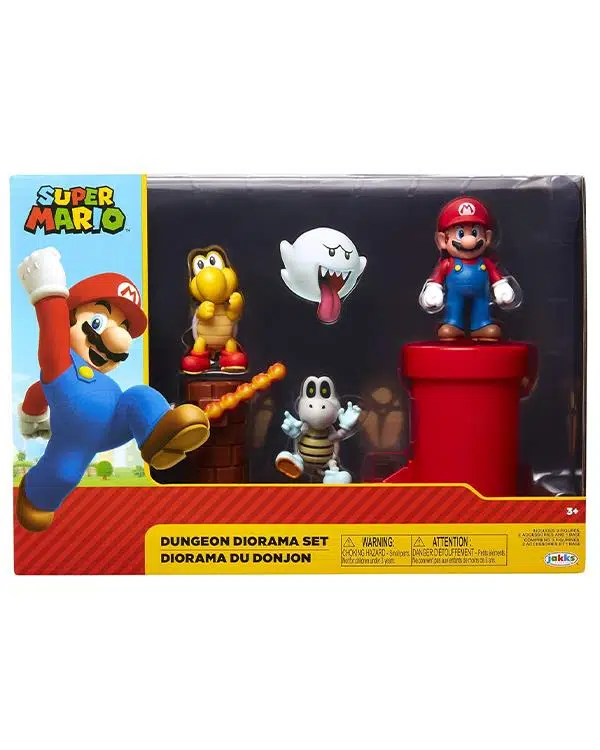 Süper Mario Zindan Diorama Oyun Seti 85989
