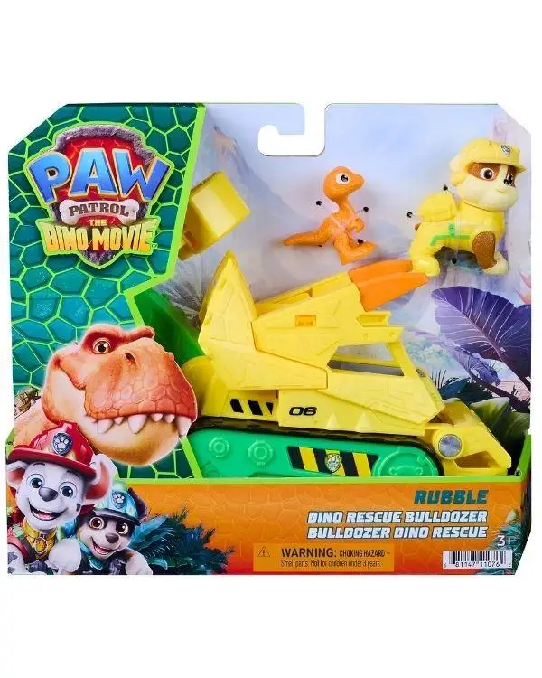 Paw Patrol The Dino Movie Buldozer Aracı Rubble 20156630