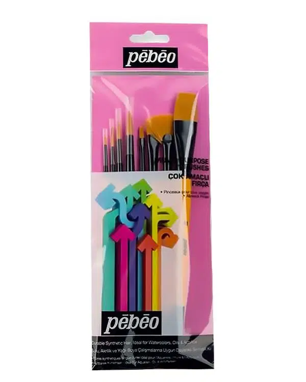 Pebeo Çok Amaçlı Fırça Seti 8li Seri 4