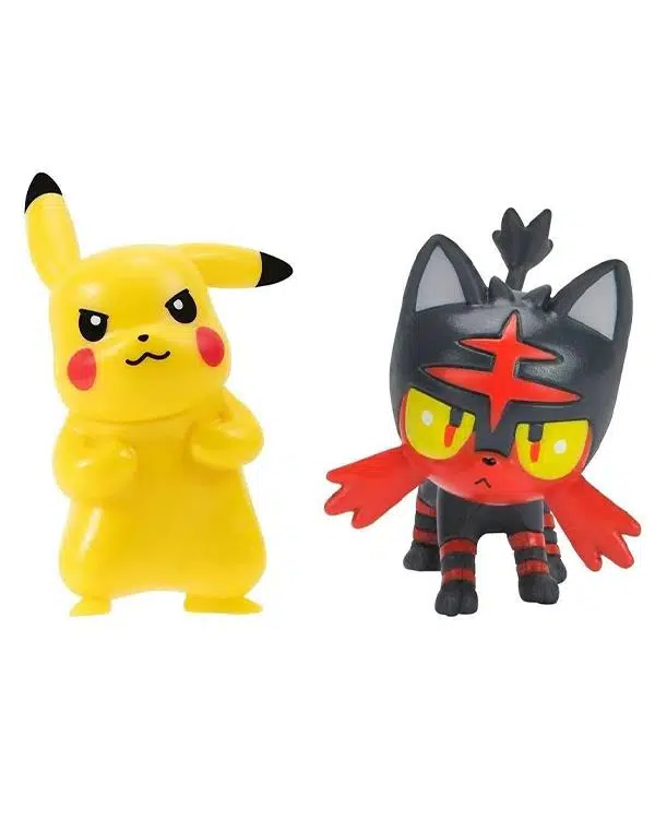 Pokemon Battle 2 Li Aksiyon Figürler Pikachu ve Litten PKW4073 Pokemon Battle 2 Li Aksiyon Figürler Pikachu ve Litten PKW4073
