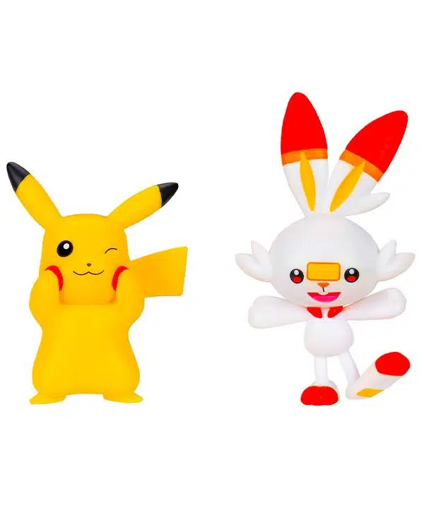 Pokemon Battle 2 Li Aksiyon Figürler Pikachu ve Scorbunny PKW4076 Pokemon Battle 2 Li Aksiyon Figürler Pikachu ve Scorbunny PKW4076