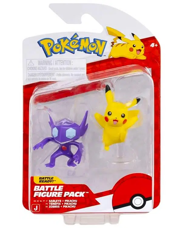 Pokemon Battle 2 Li Aksiyon Figürler Sableye ve Pikachu PKW4062
